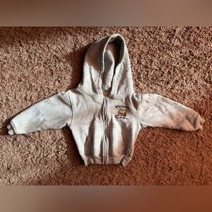 Gray Kids Monterey Hoodie with Embroidered Logo